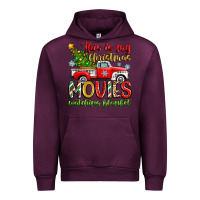 Mauve Wine this is my christmas movies watching blanket Urban Hoodie - Zillion Design Studio