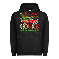 Pigment Black this is my christmas movies watching blanket Urban Hoodie - Zillion Design Studio