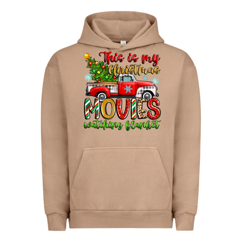 This Is My Christmas Movies Watching Blanket Urban Hoodie by Zillion Design Studio | Teevron