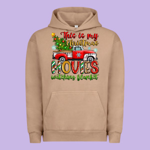 This Is My Christmas Movies Watching Blanket Urban Hoodie Designed By Zillion Design Studio
