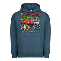 Pigment Midnight Navy this is my christmas movies watching blanket Urban Hoodie - Zillion Design Studio