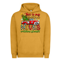 Pigment Peanut Butter this is my christmas movies watching blanket Urban Hoodie - Zillion Design Studio