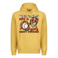 Antique Gold diamonds are a girls best friend baseball Premium Hoodie - texasbilliewilder