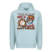 Blue Mist diamonds are a girls best friend baseball Premium Hoodie - texasbilliewilder