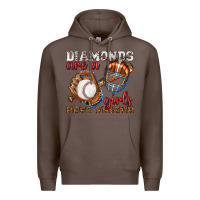 Coffee diamonds are a girls best friend baseball Premium Hoodie - texasbilliewilder