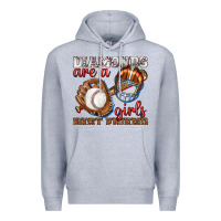 Heather Grey diamonds are a girls best friend baseball Premium Hoodie - texasbilliewilder