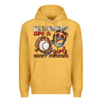 Mustard diamonds are a girls best friend baseball Premium Hoodie - texasbilliewilder