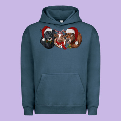 Urban Hoodie Christmas Cows