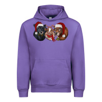 Tulip Christmas Cows Urban Hoodie - RanaPortraitStore