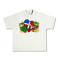 Pistachio dominican republic hearts Urban Heavy Tee - Artiststas