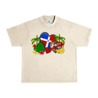 Sandshell dominican republic hearts Urban Heavy Tee - Artiststas