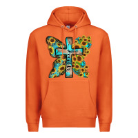 Carrot faith sunflower cross Premium Hoodie - Zillion Design Studio