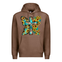 Chestnut faith sunflower cross Premium Hoodie - Zillion Design Studio