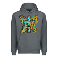 Rock faith sunflower cross Premium Hoodie - Zillion Design Studio