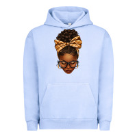 Pigment Grape Ice plaid bandana afro woman Urban Hoodie - texasbilliewilder
