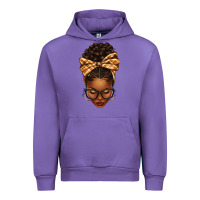 Tulip plaid bandana afro woman Urban Hoodie - texasbilliewilder