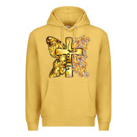 Antique Gold faith child cancer cross Premium Hoodie - Zillion Design Studio