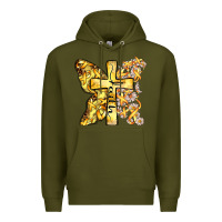 Army Green faith child cancer cross Premium Hoodie - Zillion Design Studio