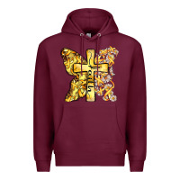 Burgundy faith child cancer cross Premium Hoodie - Zillion Design Studio