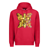Cardinal faith child cancer cross Premium Hoodie - Zillion Design Studio
