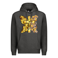 Charcoal Heather faith child cancer cross Premium Hoodie - Zillion Design Studio