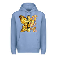 Colony Blue faith child cancer cross Premium Hoodie - Zillion Design Studio