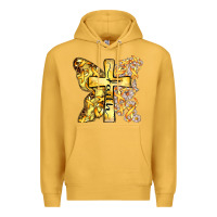Mustard faith child cancer cross Premium Hoodie - Zillion Design Studio