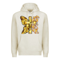 Oatmeal Heather faith child cancer cross Premium Hoodie - Zillion Design Studio