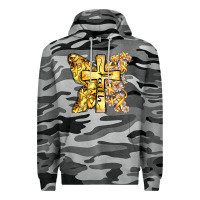 Slate Camo faith child cancer cross Premium Hoodie - Zillion Design Studio