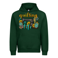 Forest Green quilting life western Urban Hoodie - texasbilliewilder