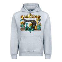 Heather Grey quilting life western Urban Hoodie - texasbilliewilder