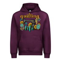 Mauve Wine quilting life western Urban Hoodie - texasbilliewilder