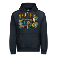 Navy quilting life western Urban Hoodie - texasbilliewilder