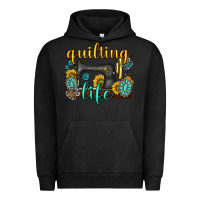 Pigment Black quilting life western Urban Hoodie - texasbilliewilder