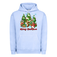Pigment Grape Ice merry christmas rabbits Urban Hoodie - Zillion Design Studio