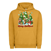 Pigment Peanut Butter merry christmas rabbits Urban Hoodie - Zillion Design Studio
