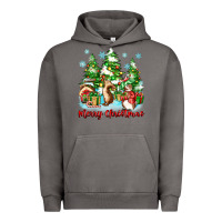 Pigment Tornado merry christmas rabbits Urban Hoodie - Zillion Design Studio