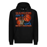 Black diamonds are a girls best friend basketball Premium Hoodie - texasbilliewilder