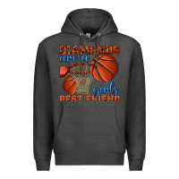 Charcoal Heather diamonds are a girls best friend basketball Premium Hoodie - texasbilliewilder