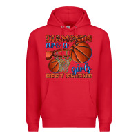 Red diamonds are a girls best friend basketball Premium Hoodie - texasbilliewilder