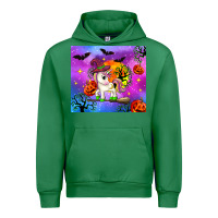 Emerald halloween unicorn Urban Hoodie - Zillion Design Studio