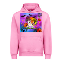 Fuchsia Pink halloween unicorn Urban Hoodie - Zillion Design Studio