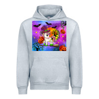 Heather Grey halloween unicorn Urban Hoodie - Zillion Design Studio