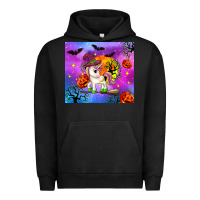 Pigment Black halloween unicorn Urban Hoodie - Zillion Design Studio