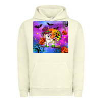 Pigment Pistachio halloween unicorn Urban Hoodie - Zillion Design Studio
