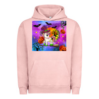 Pigment Salmon halloween unicorn Urban Hoodie - Zillion Design Studio