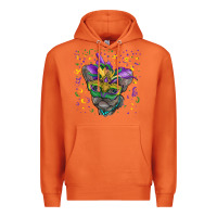 Carrot Mardi gras mask french bulldog Premium Hoodie - RanaPortraitStore