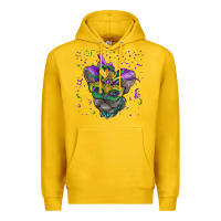 Lemon Mardi gras mask french bulldog Premium Hoodie - RanaPortraitStore
