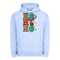 Pigment Grape Ice Gemstone And Reindeer Christmas Ho Ho Ho Urban Hoodie - RanaPortraitStore