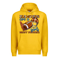 Lemon diamonds are a girls best friend football Premium Hoodie - texasbilliewilder